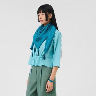 Silk scarf TIMESQUARE -  FOREST CANOPY 90*100cm